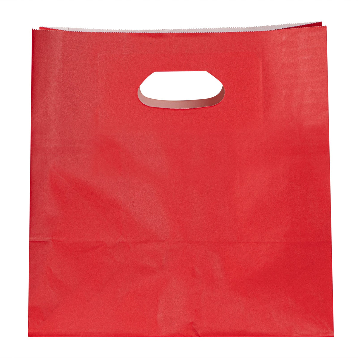 Bags, Take-Out, Bag Tek 11 x 7 x 11 Inch, Paper, Red, Rectangular, with Handles,100 - 1 COUNT