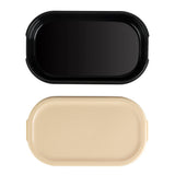 Containers, Buddha Box Snack & Sauce, Bento Tek 3 Ounce, Plastic, Black, 3.75 x 2.25 x 1.25 Inch, with Beige Lid,4 - 1 COUNT