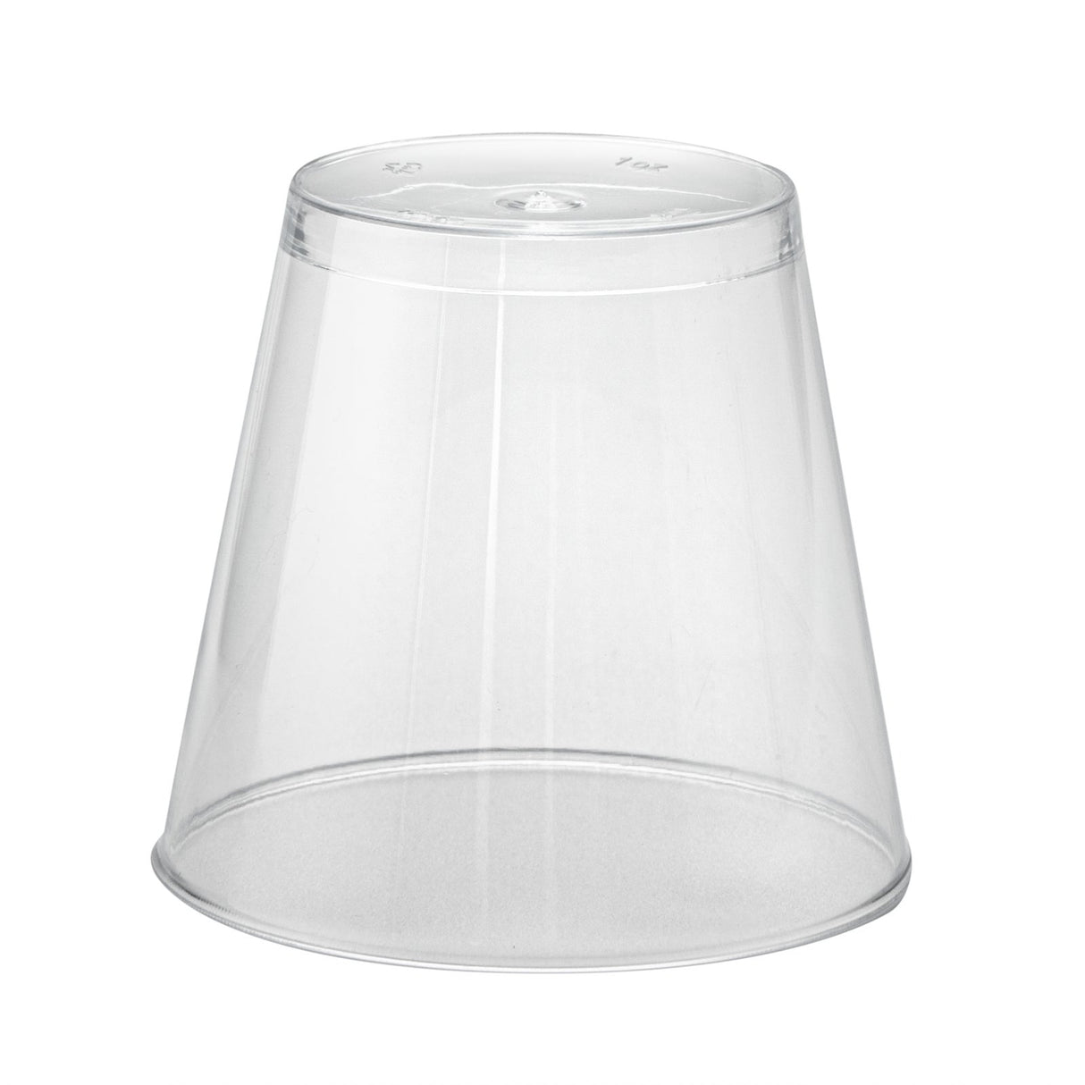 Glass, Plastic Whiskey, RW Base, 1 Ounce, Clear, 1.75 x 1.75 x 1.50 Inch,50 - 1 EACH