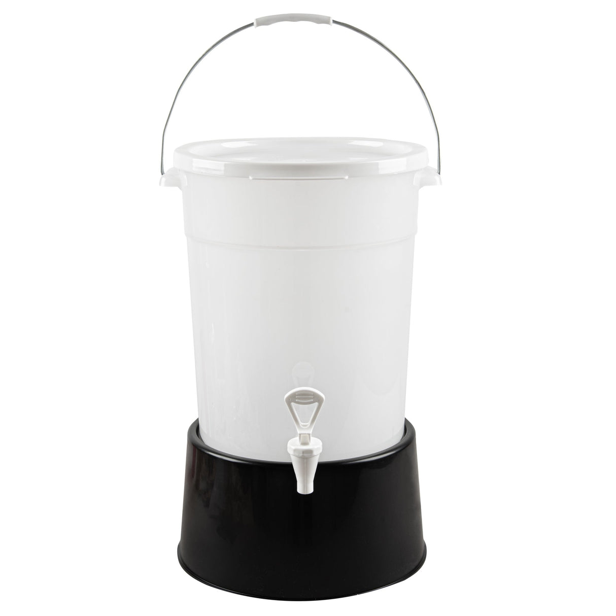 Dispenser, Beverage, Bev Tek 6 Gallon, Round, Clear, Plastic, 12.25 x 12.25 x 15 Inch,1 - 1 EACH