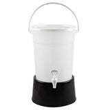 Dispenser, Beverage, Bev Tek 6 Gallon, Round, Clear, Plastic, 12.25 x 12.25 x 15 Inch,1 - 1 EACH