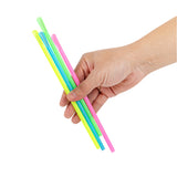 Straws, Spoon, Basic Nature, Plastic, Assorted, 8 Inch, Unwrapped, PLA,10 - 100 COUNT