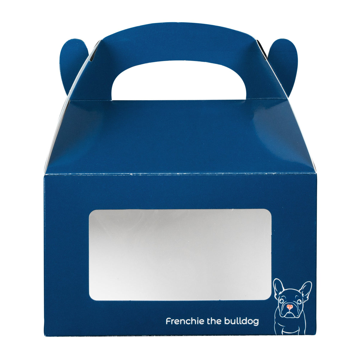 Boxes, Gable & Lunch, Bio Tek 6 x 3.50 x 3.50 Inch, Paper, Frenchie, with Window,25 - 1 COUNT