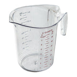 Cups, Measuring, 2 Quart, Clear, Plastic,10 - 1 COUNT
