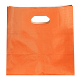 Bags, Take-Out, Bag Tek 11 x 7 x 11 Inch, Paper, Tangerine Orange, Rectangular, with Handles,100 - 1 COUNT