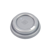 Lids, Flat, Plastic, Pewter Gray,1 - 500 COUNT