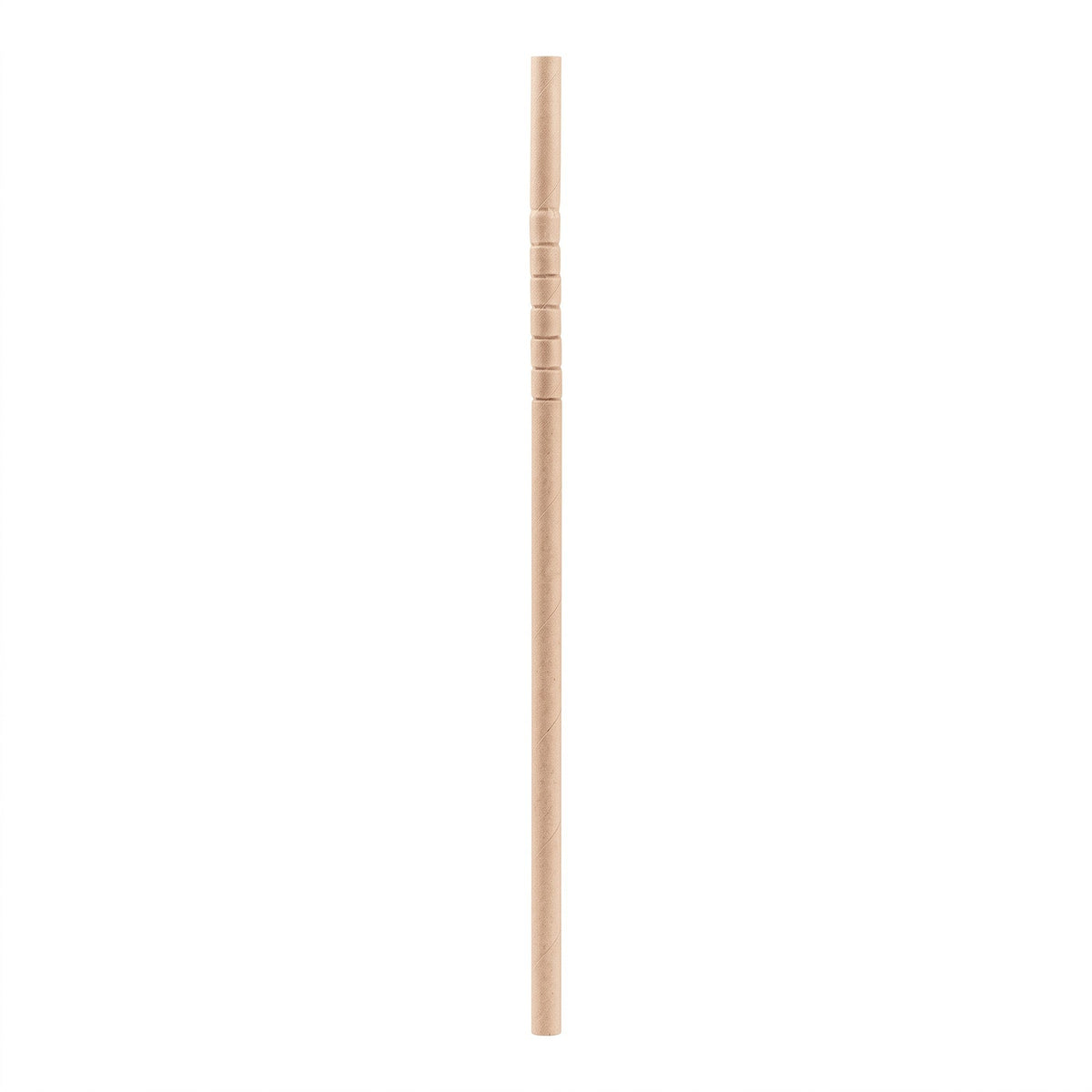 Straws, Bendable, Basic Nature, Paper, Kraft, 7.75 Inch, Unwrapped,10 - 100 COUNT