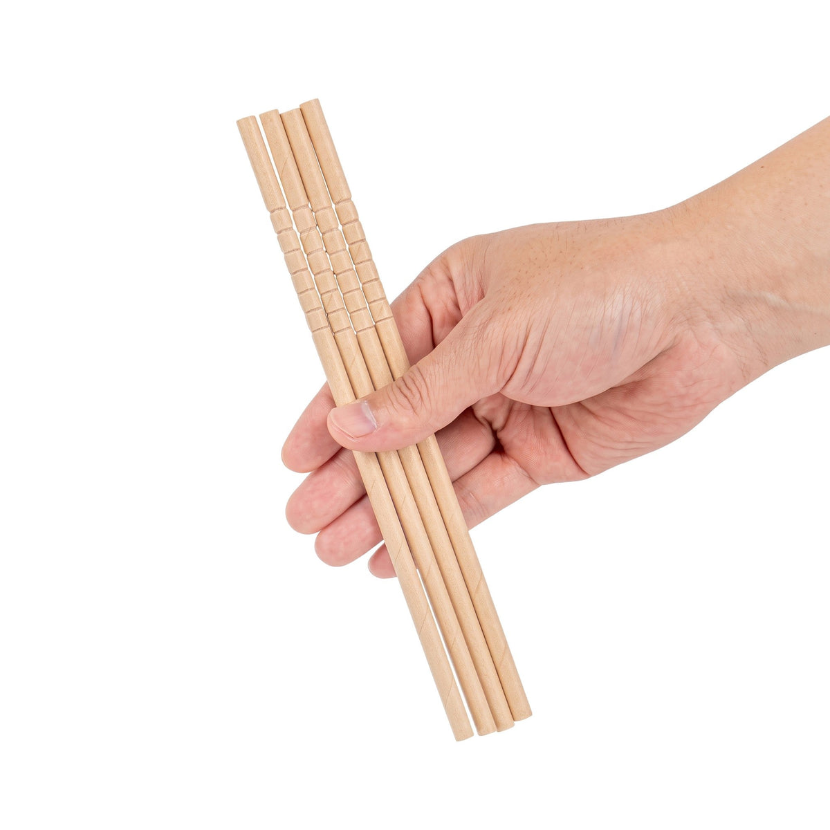 Straws, Bendable, Basic Nature, Paper, Kraft, 7.75 Inch, Unwrapped,100 - 1 COUNT