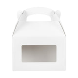 Boxes, Gable & Lunch, Bio Tek 8.50 x 4.75 x 5.50 Inch, Greaseproof Paper, White, with Window,4 - 25 COUNT