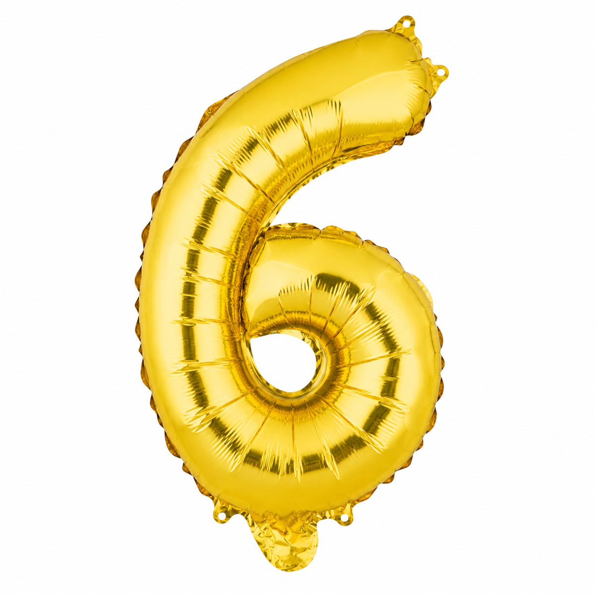 Balloon, Mylar, Balloonify 16 Inch, Number 6, Gold,1 - 1 EACH