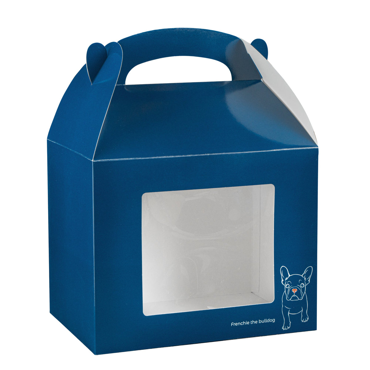 Boxes, Gable & Lunch, Bio Tek 10 x 7 x 8 Inch, Paper, Frenchie, with Window,25 - 1 COUNT