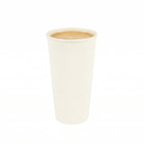 Cups, Hot, 20 Ounce, Paper, Whie, Ripple Wall,1 - 250 COUNT
