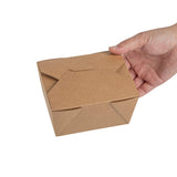 Containers, Take-Out, 30 Ounce, Paper, Kraft, Rectangle, 5 x 4 x 2.50 Inch, Recyclable,1 - 200 COUNT
