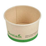Cups, To-Go, Sustain 3 Ounce, PLA-Lined Bamboo Paper, Round, 3 x 3 x 1.75 Inch,4 - 50 COUNT
