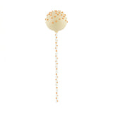 Cake Pop & Lollipop Stick, 6 x 0.16 Inch, Paper, Orange Polka Dot,25 - 1 COUNT
