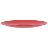 Plates, Moderna 9 x 0.75 Inch, Plastic, Red, Round,5 - 40 COUNT