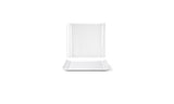 Plates, Nouvelle, 5.5 Inch, White, Square, 5.5 Linear Inch,12 - 1 COUNT