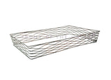 Baskets, Serving, Patina Housing, 19.75 x 12.75 x 3 Inch, Rectangle, Powder-Coated Iron,2 - 1 COUNT