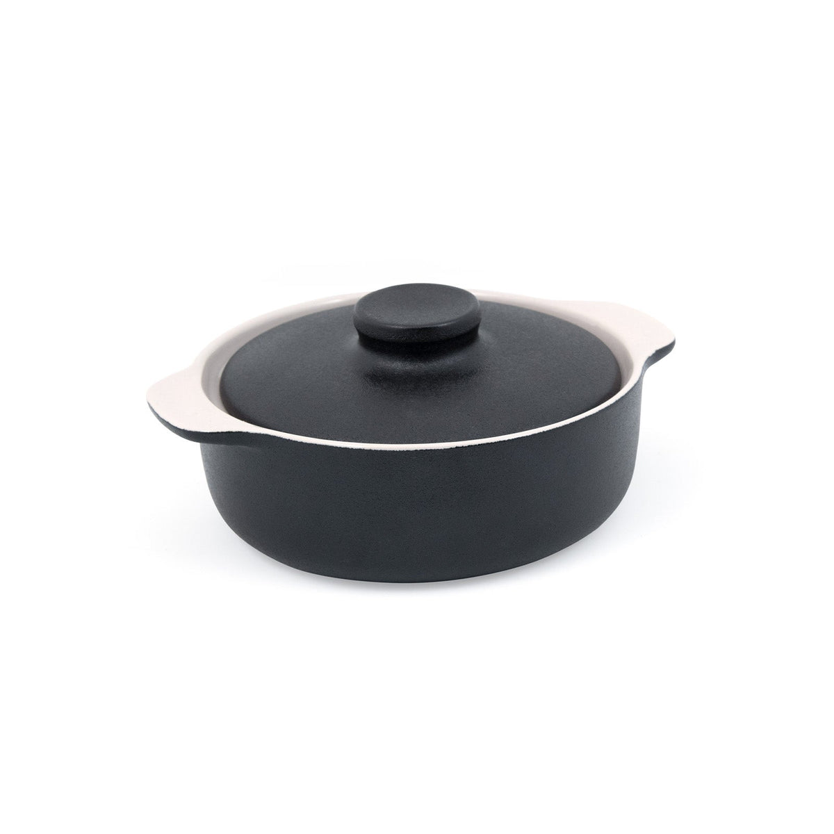 Dishes, Ovenware, 21 Ounce, Round, Black, with Lid, 21 Ounce,4 - 1 COUNT