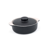 Dishes, Ovenware, 21 Ounce, Round, Black, with Lid, 21 Ounce,4 - 1 COUNT