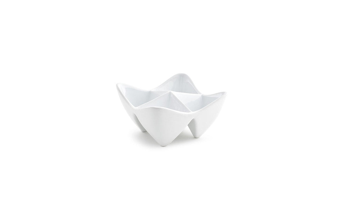 Bowls, Pinch, Kyoto, 4.5 Inch, White, Square,6 - 1 COUNT