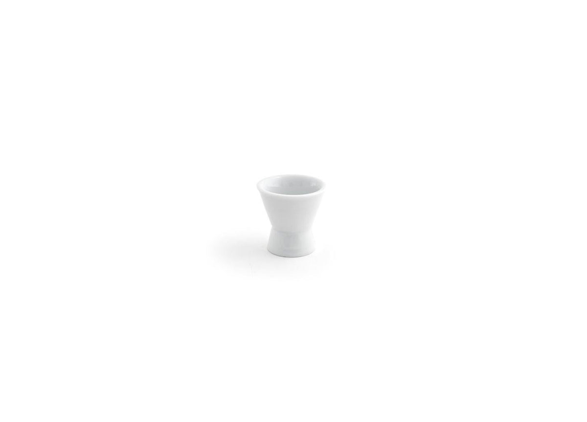 Cups, Footed, Porcelain, 1 Ounce, 1.75 Inch, White,12 - 1 EACH