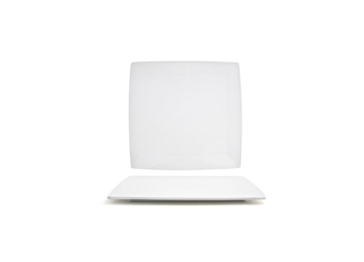 Plates, 11 Inch, White, Square,6 - 1 COUNT