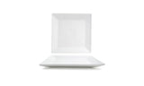 Platters, Kyoto, 12.75 Inch, Wide Rim, White, Undecorated, Square,4 - 1 COUNT