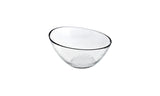 Bowls, Footed, Kaleidoscope, 7.25 Inch, Clear Glass, Slanted, 7.25 Linear Inch,6 - 1 COUNT