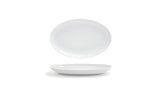 Plates, Porcelain, 11.5 Inch, White, Oval,4 - 1 COUNT