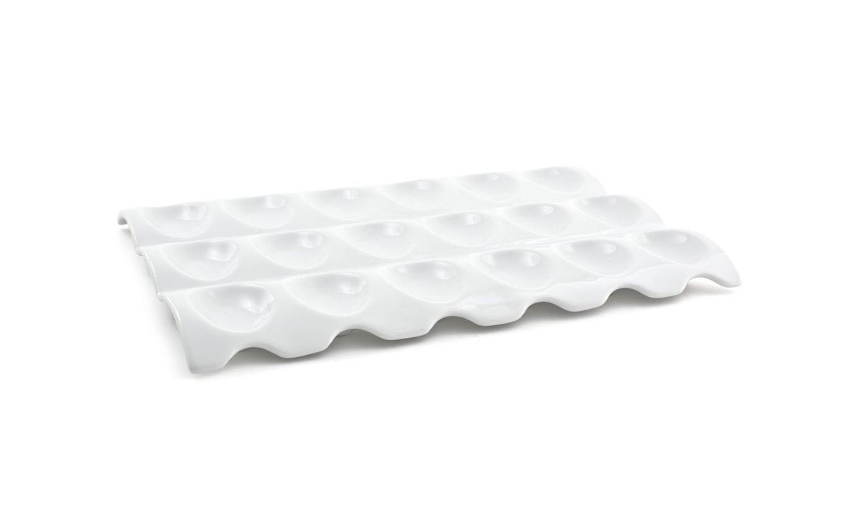 Servers, 18-Pod Sampler, 13.5 x 9 Inch, White,4 - 1 COUNT