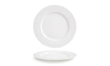 Plates, Monaco, 11 Inch, Wide Rim, White, 11 Linear Inch,6 - 1 COUNT