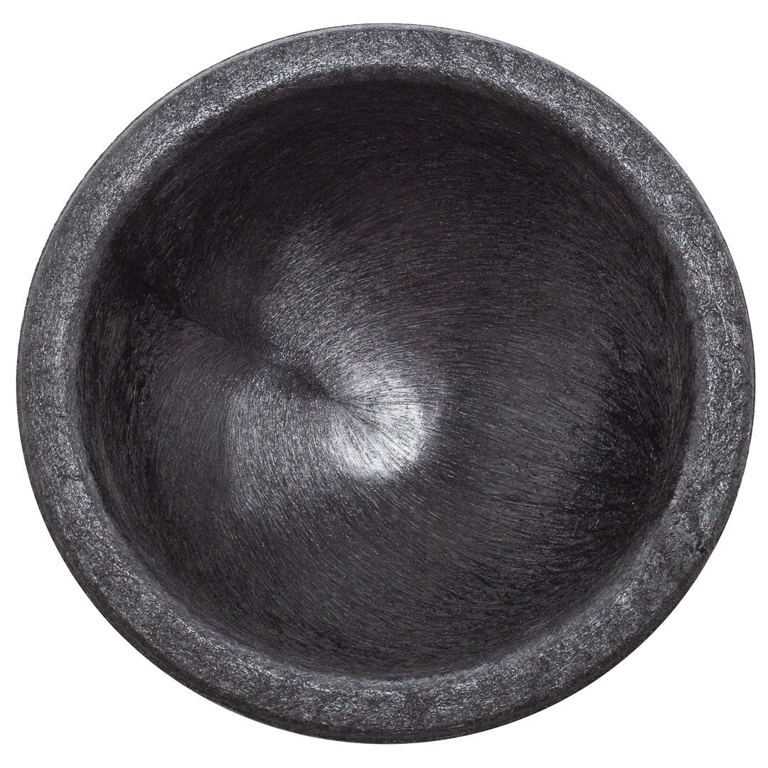 Bowls, Molcajete, 4 Ounce, Black, Plastic,10 - 1 COUNT