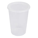 Containers, Soup, Asporto 48 Ounce, Microwavable Plastic, Clear, 5 x 5 x 7 Inch, Round, includes Lid,2 - 50 COUNT