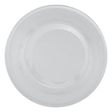 Lids, Dome, RW Base, Plastic, Clear, 3.75 x 3.75 x 1.75, Round, Contains Hole, for Plastic Dessert Cup,50 - 1 COUNT