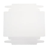 Boxes, Cake, Sweet Vision 8.5 x 8.5 x 6.75 Inch, Plastic, Clear, Square, with White Base & Lid/Gray Ribbon/Lotus Accent,1 - 10 COUNT