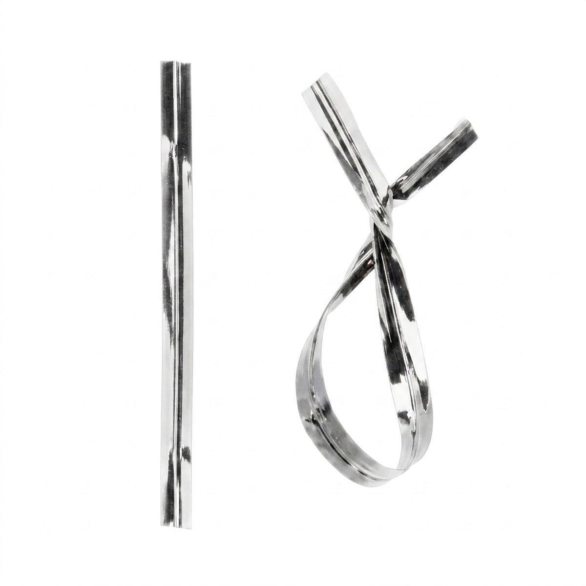 Twist Ties, Bag Tek, 4 Inch, Silver,500 - 1 COUNT