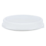 Lids, Dome, Oval, Plastic Ripple, Clear, for Bagasse Large Plate,100 - 1 COUNT