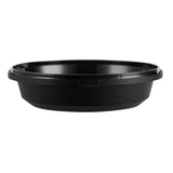 Bowls, Serving, Cater Tek 51 Ounce, Microwavable Plastic, Black, 9.25 x 9.25 x 3 Inch, includes Clear Lid,4 - 25 COUNT