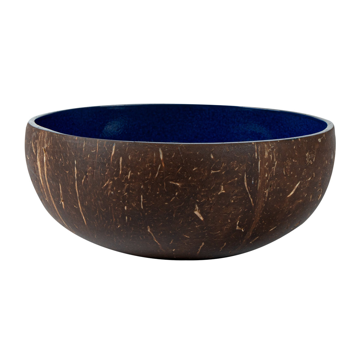 Bowls, Coco Casa Coconut Shell, 16 Ounce, Metallic Blue Inside,10 - 1 COUNT