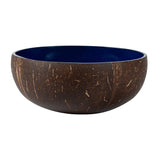 Bowls, Coco Casa Coconut Shell, 16 Ounce, Metallic Blue Inside,10 - 1 COUNT