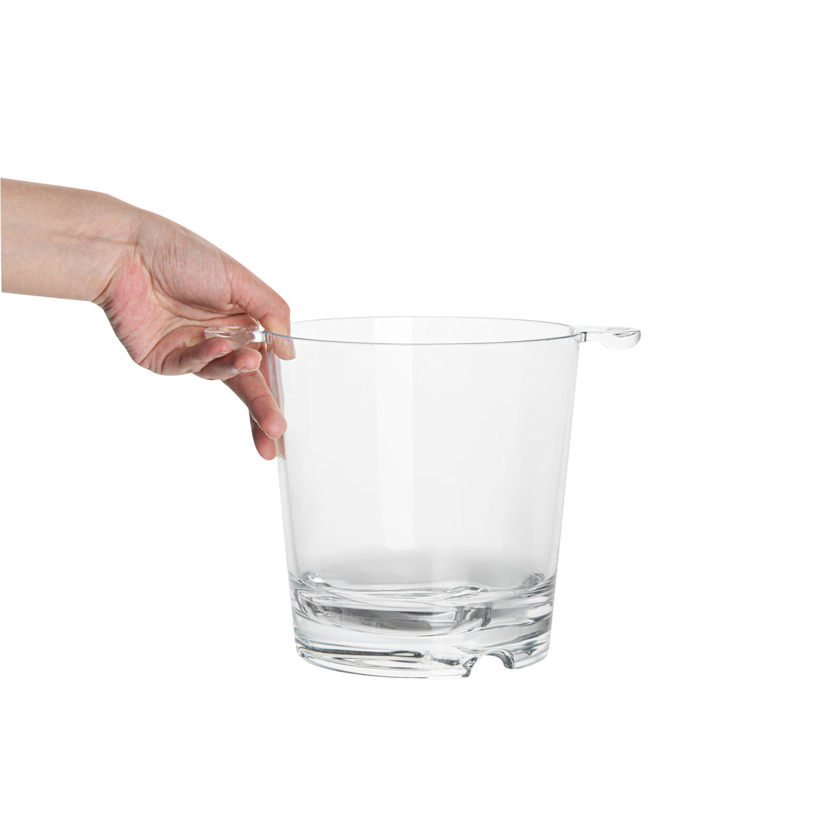 Buckets, Ice & Champagne, Bar Lux 2.4 Quart, Clear, Plastic, 9 x 6.50 x 6.75 Inch,12 - 1 EACH