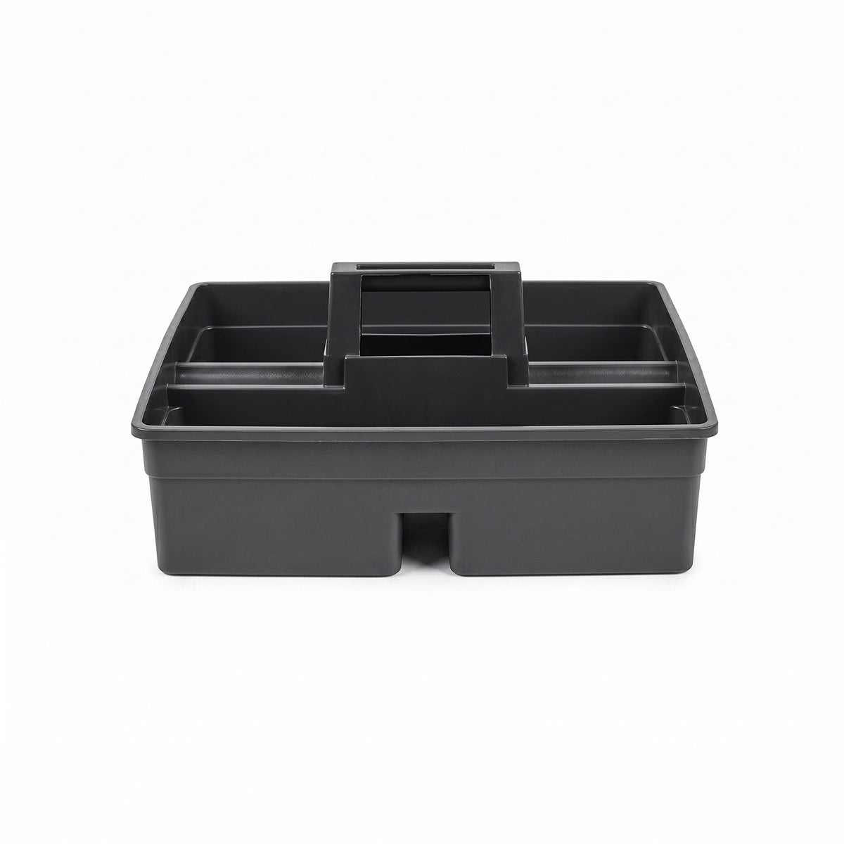 Caddy, Cleaning, 15.25 x 13.25 x 6.75 Inch, 2-Compartment, Black, Plastic, with Handle,1 - 1 EACH