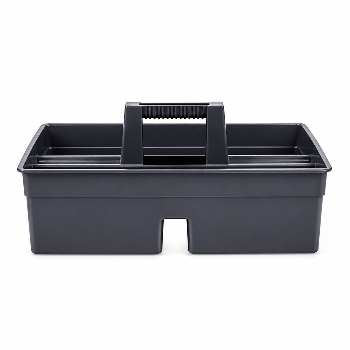 Caddy, Cleaning, 16 x 10.5 x 7 Inch, 3-Compartment, Black, Plastic, with Handle,1 - 1 EACH