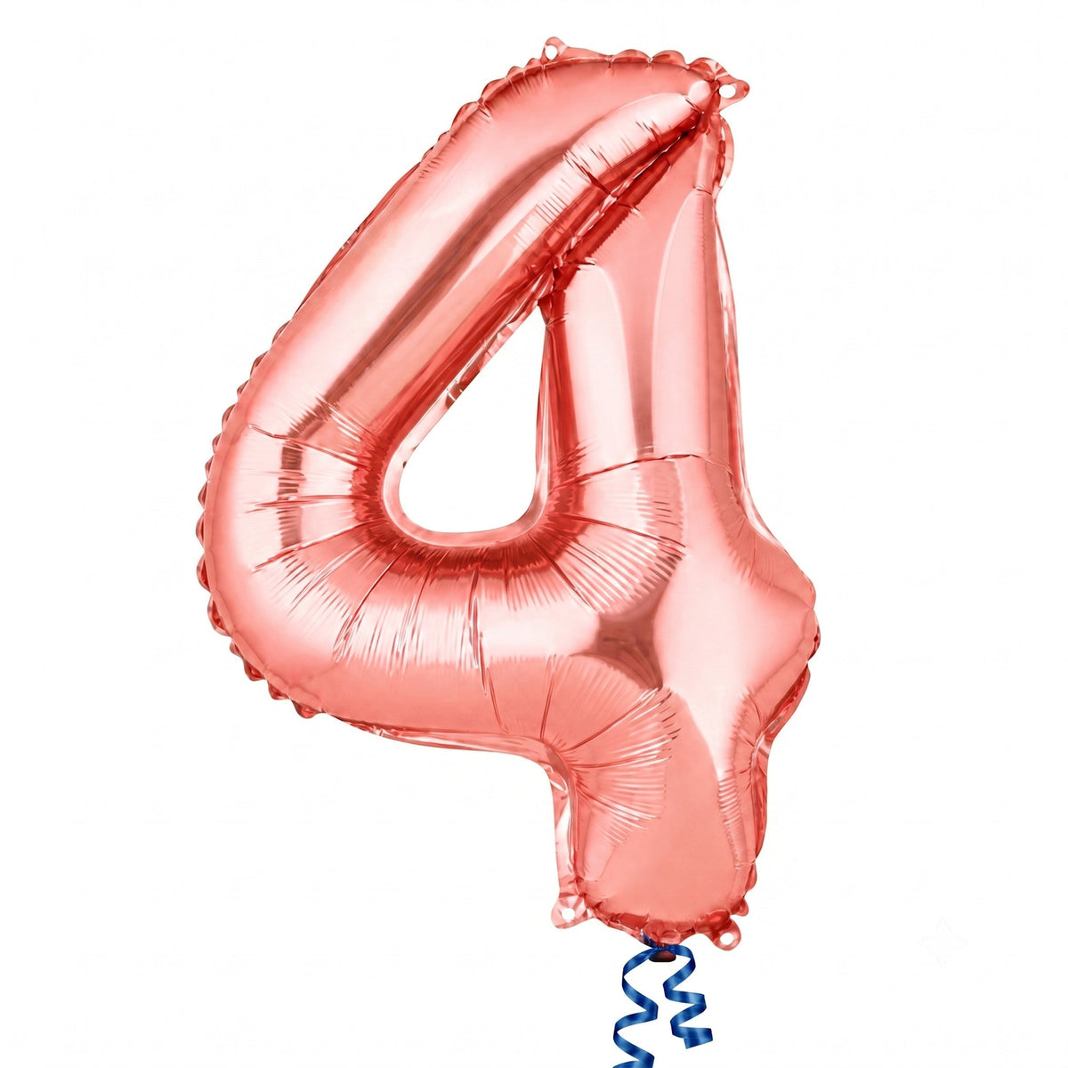 Balloon, Mylar, Balloonify 16 Inch, Number 4, Rose Gold,1 - 1 EACH