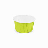 Cups, Baking, 2 Ounce, Paper, Eco Green, Pleated, Medium 2.25 x 2.25 x 1.50 Inch, Round,200 - 1 COUNT