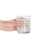 Glasses, Old Fashioned, Bev Tek, 9 Ounce, 3.25 x 3.25 x 3.75 Inch, Cut Crystal Design, Polycarbonate,6 - 1 EACH
