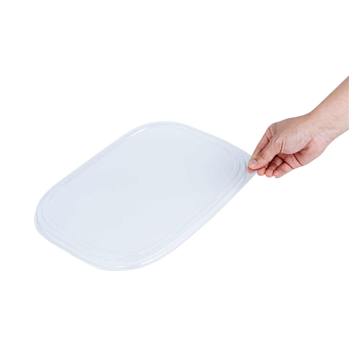 Lids, Bento Tek, Plastic, Clear, Rectangular, for 51 Ounce Bento Box,50 - 1 COUNT