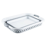 Container, Storage, RW Base, Plastic, Gray, 21 x 15.5 x 8.75 Inch, Collapsible,1 - 1 EACH