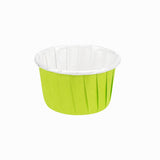 Cups, Baking, 1 Ounce, Paper, Eco Green, Pleated, Small 2 x 2 x 1.25 Inch, Round,200 - 1 COUNT